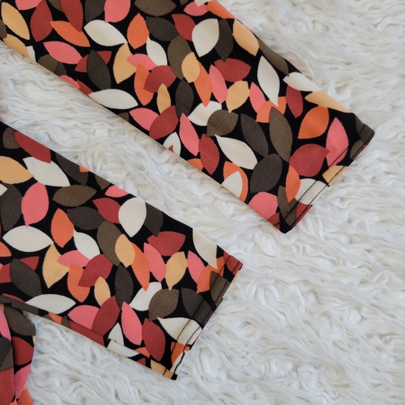 Talbots Long Sleeve Faux Wrap Midi Dress Sz 4P - Picture 4 of 9